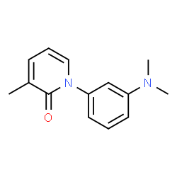 2(1H)-Pyridinone,1-[3-(dimethylamino)phenyl]-3-methyl-(9CI) Structure