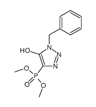 dimethyl (1-benzyl-5-hydroxy-1H-1,2,3-triazol-4-yl)phosphonate结构式