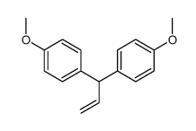 1-methoxy-4-[1-(4-methoxyphenyl)prop-2-enyl]benzene结构式