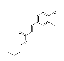 butyl 3-(4-methoxy-3,5-dimethylphenyl)prop-2-enoate Structure