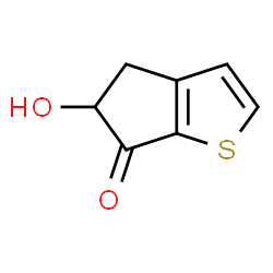 6H-Cyclopenta[b]thiophen-6-one,4,5-dihydro-5-hydroxy-,(5S)-(9CI)结构式