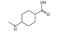 4-(methylamino)cyclohexane-1-carboxylic acid Structure