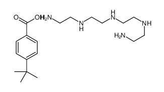 p-tert-butylbenzoic acid, compound with N-(2-aminoethyl)-N'-[2-[(2-aminoethyl)amino]ethyl]ethane-1,2-diamine picture