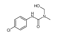 3-(4-chlorophenyl)-1-(hydroxymethyl)-1-methylurea结构式