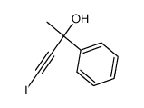 4-iodo-2-phenyl-3-butyn-2-ol Structure