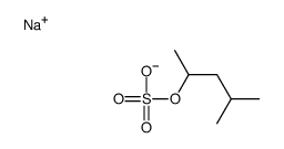 sodium 1,3-dimethylbutyl sulphate结构式