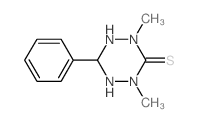 2,4-dimethyl-6-phenyl-1,2,4,5-tetrazinane-3-thione Structure