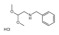 N-benzyl-2,2-dimethoxyethanamine,hydrochloride结构式