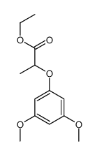ethyl 2-(3,5-dimethoxyphenoxy)propanoate结构式