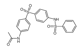 (4-acetylamino-phenyl)-(4-benzenesulfonylamino-phenyl)-sulfone Structure