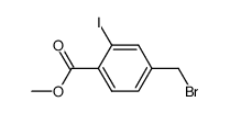 methyl 4-bromomethyl-2-iodobenzoate结构式