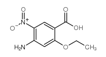 4-Amino-2-ethoxy-5-nitrobenzoic acid structure