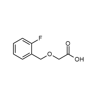 2-((2-氟苄基)氧基)乙酸结构式