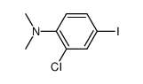 2-chloro-4-iodo-N,N-dimethyl-aniline Structure