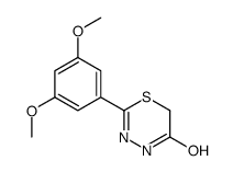 2-(3,5-dimethoxyphenyl)-4H-1,3,4-thiadiazin-5-one Structure