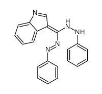 1,5-Diphenyl-3-(1H-indol-3-yl)formazan Structure