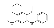 5,8-dimethoxy-6-phenylsulfanyl-1,2,3,4-tetrahydronaphthalene Structure