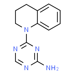 4-(3,4-Dihydroquinolin-1(2H)-yl)-1,3,5-triazin-2-amine结构式