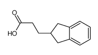 3-(2,3-dihydro-1H-inden-2-yl)propanoic acid Structure