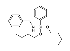 N-[dibutoxy(phenyl)silyl]-1-phenylmethanamine Structure