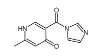 5-(imidazole-1-carbonyl)-2-methyl-1H-pyridin-4-one结构式