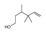 3,4,4-trimethylhex-5-en-1-ol Structure