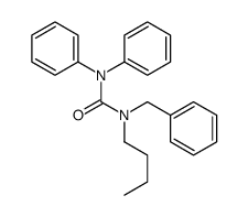 1-benzyl-1-butyl-3,3-diphenylurea结构式