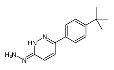 [6-(4-tert-butylphenyl)pyridazin-3-yl]hydrazine结构式
