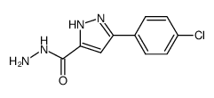 3-(4-CHLOROPHENYL)-1H-PYRAZOLE-5-CARBOHYDRAZIDE structure