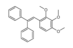 1-(2,2-diphenylethenyl)-2,3,4-trimethoxybenzene结构式