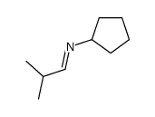 N-cyclopentyl-2-methylpropan-1-imine Structure