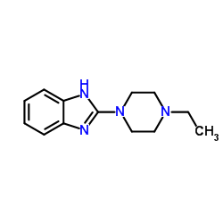 2-(4-ETHYL-PIPERAZIN-1-YL)-1H-BENZOIMIDAZOLE结构式