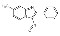 Imidazo(1,2-a)pyridine, 7-methyl-3-nitroso-2-phenyl-结构式
