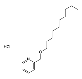 2-(decoxymethyl)pyridine,hydrochloride结构式