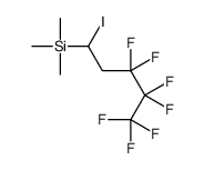 (3,3,4,4,5,5,5-heptafluoro-1-iodopentyl)-trimethylsilane Structure