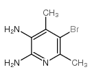 2,3-Diamino-4,6-dimethyl-5-bromopyridine structure