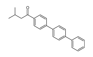 3-methyl-1-[4-(4-phenylphenyl)phenyl]butan-1-one Structure