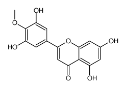2-(3,5-dihydroxy-4-methoxyphenyl)-5,7-dihydroxychromen-4-one结构式