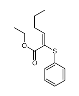 ethyl 2-phenylsulfanylhex-2-enoate Structure