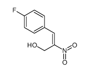 3-(4-fluorophenyl)-2-nitroprop-2-en-1-ol结构式