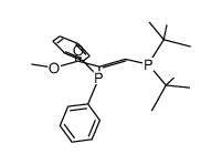 (Z)-3-(di-tert-butylphosphino)-2-(di-o-tolylphosphino)acrylic acid methyl ester结构式