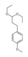 1-(3,3-diethoxypropyl)-4-methoxybenzene结构式