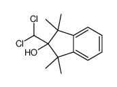 2-(dichloromethyl)-1,1,3,3-tetramethylinden-2-ol Structure