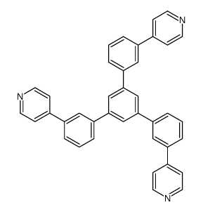 4-[3-[3,5-bis(3-pyridin-4-ylphenyl)phenyl]phenyl]pyridine Structure