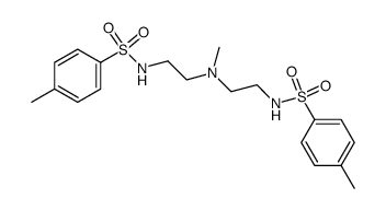 N'-methyl-N,N''-bis(toluene-p-sulphonyl)diethylenetriamine结构式