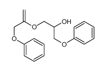 1-phenoxy-3-(3-phenoxyprop-1-en-2-yloxy)propan-2-ol结构式