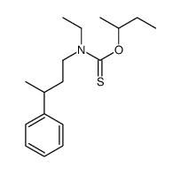 O-butan-2-yl N-ethyl-N-(3-phenylbutyl)carbamothioate结构式