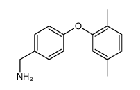 4-(2,5-dimethylphenoxy)benzylamine Structure