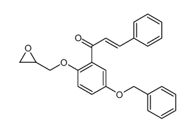 1-[2-(Oxiranylmethoxy)-5-(benzyloxy)phenyl]-3-phenyl-2-propen-1-one structure