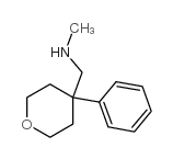 N-Methyl-(4-phenyltetrahydropyran-4-yl)methylamine, Structure